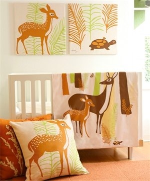 Organic cotton Woods blanket by Amenity