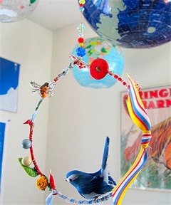 Blue bird dreamcatcher by Nest Pretty Things