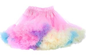 Pink rainbow pettiskirt by Kaiya Eve