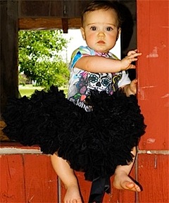 Black pettiskirt by Kaiya Eve