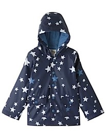 Hatley Star Print Mac, Navy by john lewis