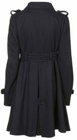 Topshop Maternity Belted Coat back view