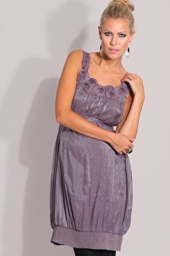 Mama.Licious Woven Bubble Hem Dress 