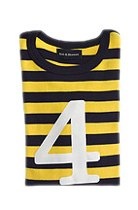 Bob & Blossom Yellow and Navy Number T-shirt Age 4