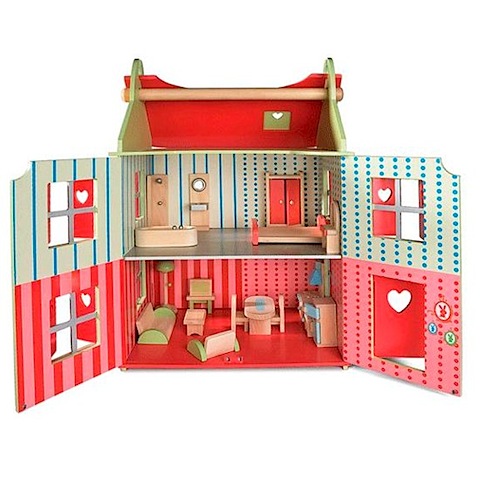janod doll house open