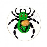 Wooden Spider Spinning Top by Lanke Kade