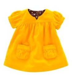 boden yellow pinafore