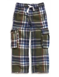 Brushed Tartan Cargos