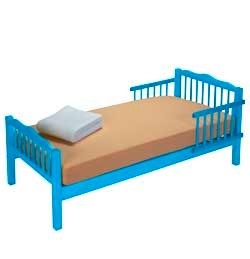 electric blue junior bed