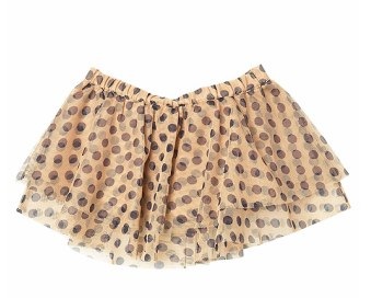 Topshop Mini Spot Mesh Skirt