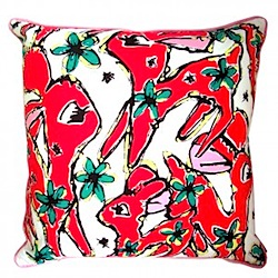 deer cushion by jessica graham
