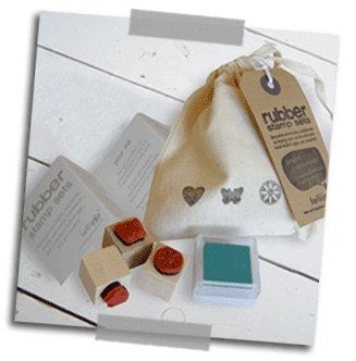 rubber stamp set by lollipop designs