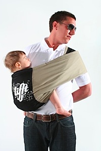 man using lifft sling