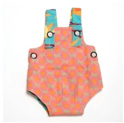Right Bank Babies Girls Reversible Romper: Annie