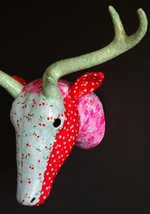 Stag Heads - Red