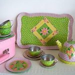 Retro Tin Tea Set by Cupcakes