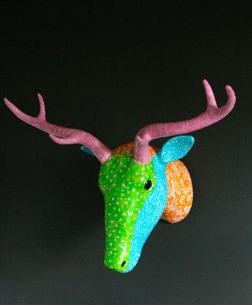 Stag Head - Turquoise