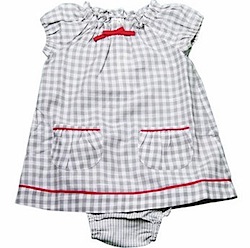 Pale grey check dress - French Connection