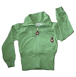 Kik kid girls green jacket