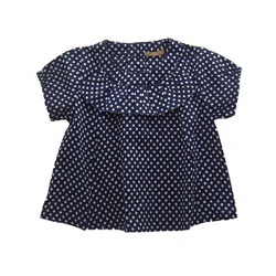 Gold - BETH blouse (polka dots)