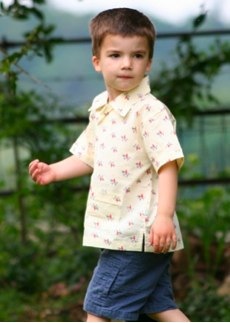 Short Sleeve Cowboy Shirt by Their Nibs