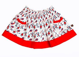 Little Duckling Printed Skirt