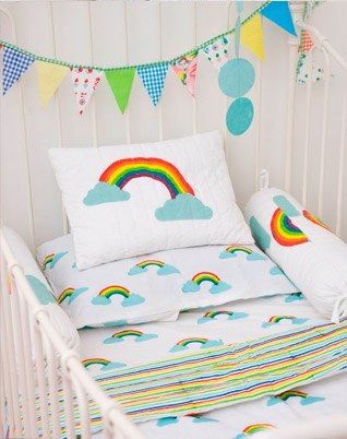 lulu & nat rainbow bedding