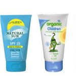 Organic and Natural Sun Creams for Children