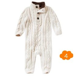 Sherpa cable knit one-piece | Gap