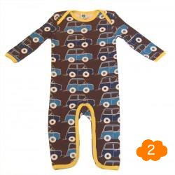 Smafolk Brown Car Bodysuit
