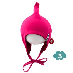 Kik Kid Kelkje vibrant pink cotton pixie hat
