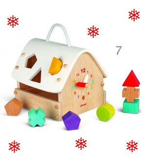 Janod Shape Sorting Birdhouse