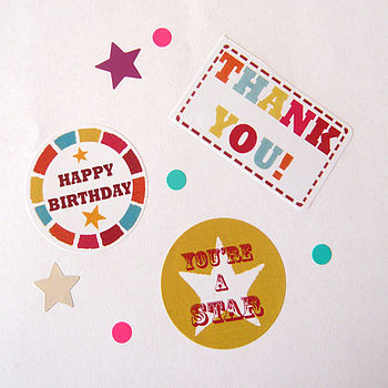 Owl and Cat Designs Greetings Cards Stickers