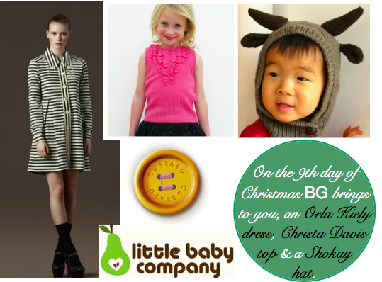 ninth day of christmas on bambino goodies with little baby company and custard online