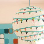 Inspiration: Transforming a Lantern Shade With Bunting