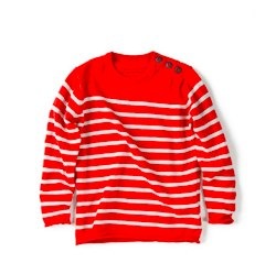 red striped sweater