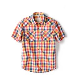Zara multi coloured check shirt