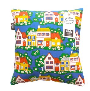 Mini Moderns sewn sequel cushion village