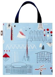mini moderns blue festival bag