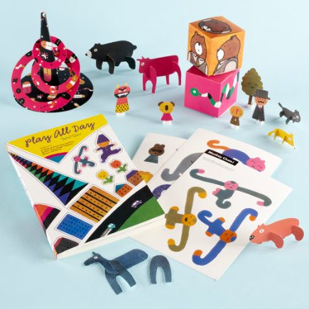 Taro Gomi Play All Day pop-out toys