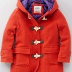 Funky duffle coat in pumpkin by Boden