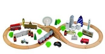 Pintoy Wooden Train Set -Wooden Train Set | Nubie - Modern Baby Boutique.jpg