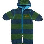 Katvig pram suit and stroller suit green and blue stripe