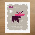 Gumo Gallery animal alphabet prints