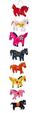 Horses Chinese garland Horses Chinese garland