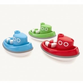 Kid-o Tugboat aqua blue, cherry red and lime