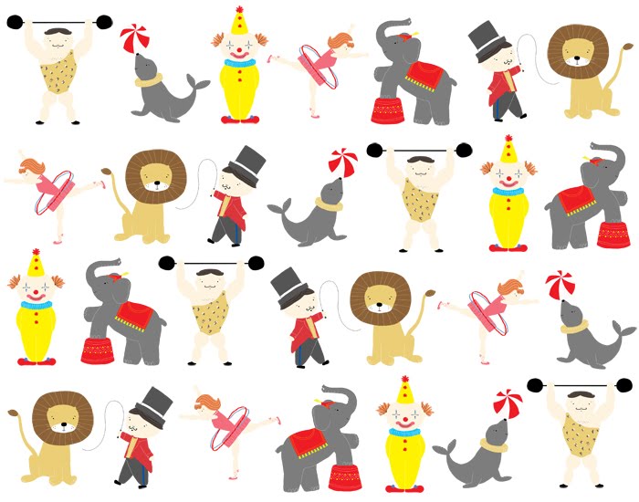 Lydia Meiying circus wallpaper