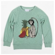 funky monkey sweatshirt by mini rodini