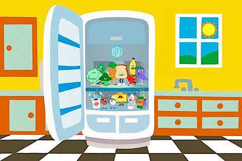 peekaboo fridge iphone and iPad