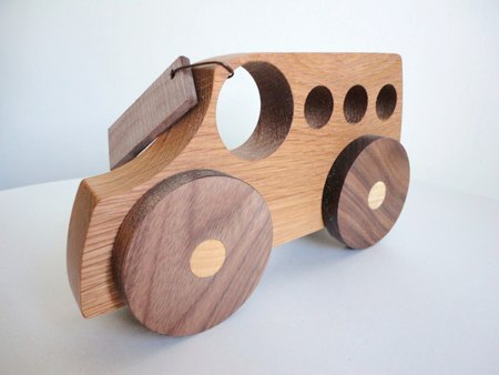  Wooden Toy Bus by Craftwoods